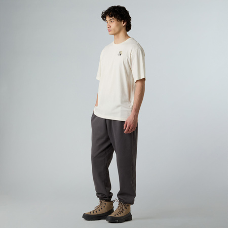 Koszulka unisex The North Face FLOWER DOME RELAXED beżowa NF0A8EGXQLI