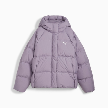 Kurtka z kapturem damska Puma DOWN PUFFER fioletowa 62648730