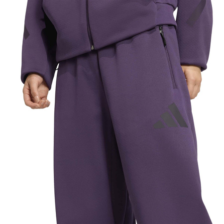 Spodnie dresowe damskie adidas Z.N.E. fioletowe KB9441