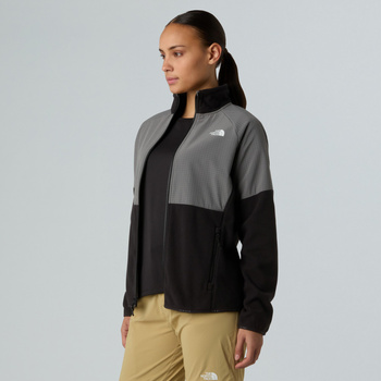 Polar damski The North Face GLACIER HEAVYWEIGHT FULL ZIP czarna NF0A8DZYAFI