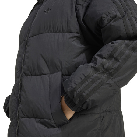 Płaszcz puchowy damski adidas ADICOLOR PUFFER czarny JX2957
