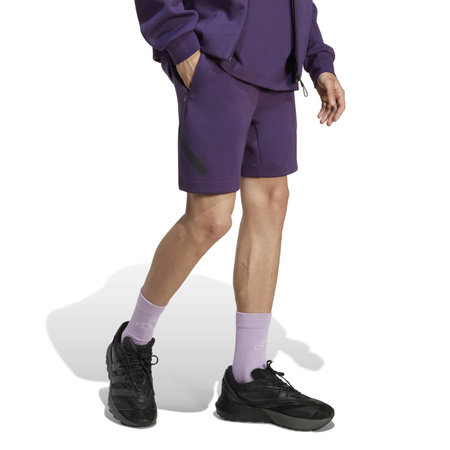 Spodenki dresowe męskie adidas Z.N.E. fioletowe JW4747