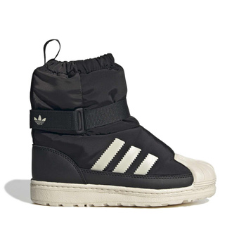 Buty zimowe dziecięce adidas SUPERSTAR 360 WINTERIZED czarne JQ7949
