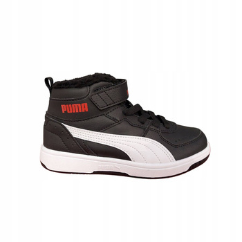 Buty sportowe dziecięce Puma REBOUND JOY FUR PS czarne 37547908