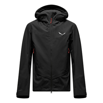 Kurtka wodoodporna męska Salewa ORTLES czarna 00-0000029180_0910