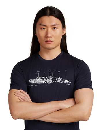 Koszulka męska Icebreaker 150 TECH LITE granatowa IB0A57BU401