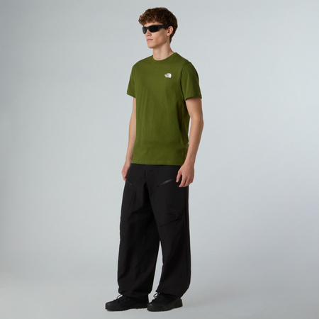 Koszulka męska The North Face S/S REDBOX zielona NF0A87NPDIW