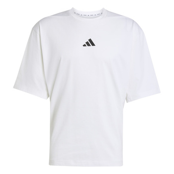 Koszulka treningowa męska adidas POWER biała JV9683
