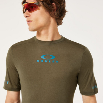 Koszulka rowerowa męska Oakley SEEKER FLOW brązowa FOA406786-7CE