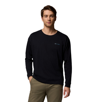 Longsleeve męski Columbia BLACK BUTTE czarny 2137071010