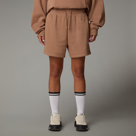 Spodenki dresowe damskie The North Face ESSENTIAL brązowe NF0A8C2F6IH