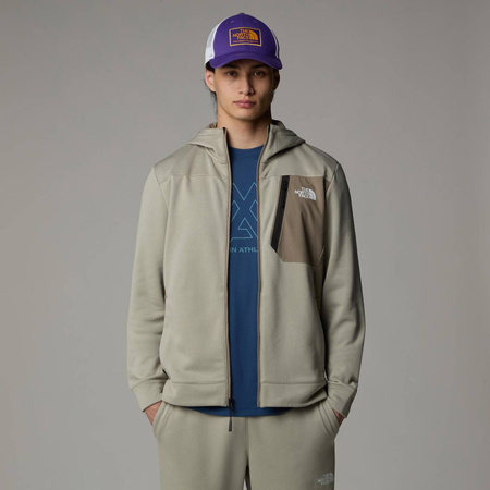 Polar z kapturem męski The North Face MOUNTAIN ATHLETICS beżowy NF0A893Q5II