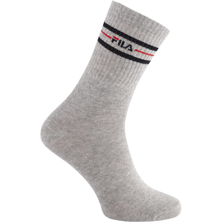 Skarpety unisex Fila LIFESTYLE 3-PACK szare F9092-400