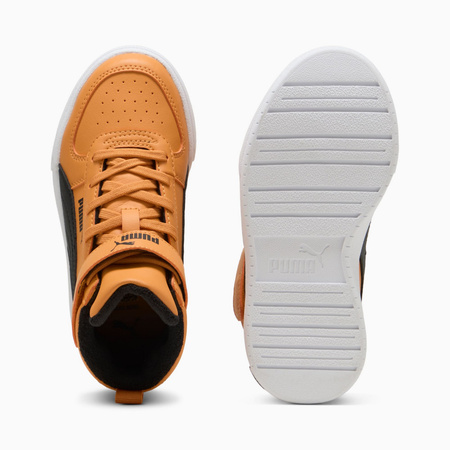 Buty sportowe chłopięce Puma CAVEN MID FUR PS pomarańczowe 40183401