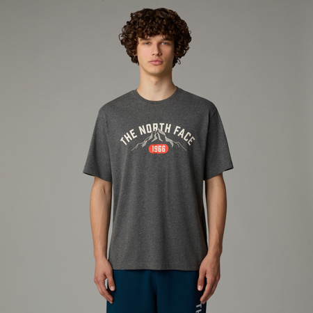 Koszulka męska The North Face VARSITY GRAPHIC szara NF0A89DGDYY