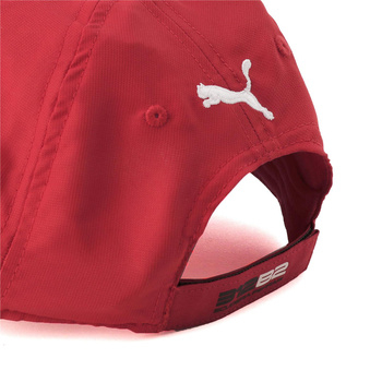 Czapka z daszkiem unisex Puma Ferrari SPTWR Race czerwona 02400301