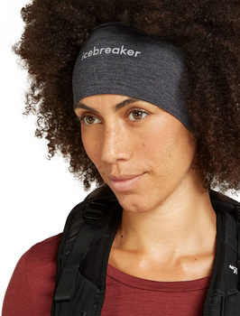 Opaska na głowę unisex Icebreaker MER 200 OASIS szara IB0A56SG011