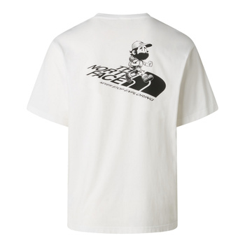 Koszulka unisex The North Face RUN GRAPHIC RELAXED biała NF0A8F2PFN4