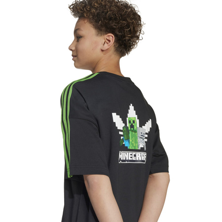 Koszulka dziecięca adidas MINECRAFT czarna JW7751