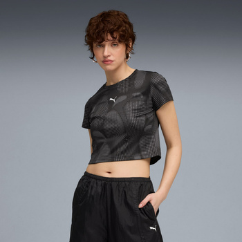 Koszulka damska Puma DARE TO AOP BABY czarna 63214501