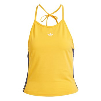 Top damski adidas HALTER-NECK żółty IL2416