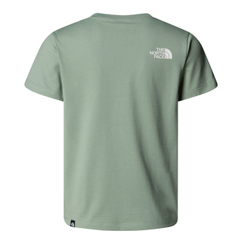 Koszulka dziecięca The North Face S/S SIMPLE DOME zielona NF0A87T4BQ1
