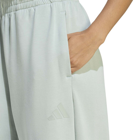 Spodnie dresowe damskie adidas SOFT LUX zielone KE6828