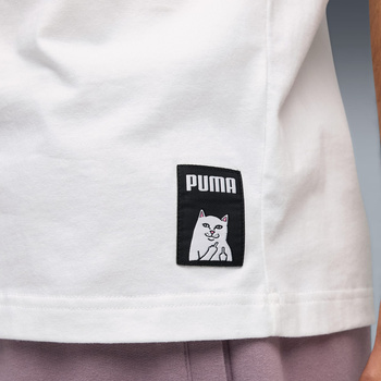 Koszulka męska Puma X RIPNDIP BOXY GRAPHIC biała 63241302