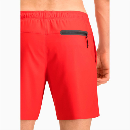 Kąpielówki męskie Puma SWIM MEDIUM LENGTH czerwone 90766002