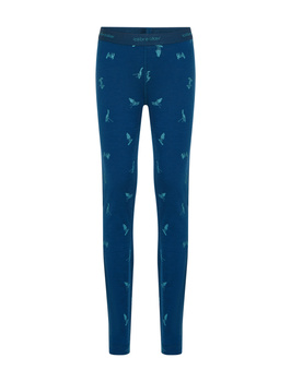 Legginsy termiczne dziecięce Icebreaker 200 OASIS niebieskie IB0A57DV0H8