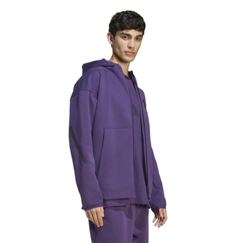 Bluza z kapturem męska adidas Z.N.E. fioletowa KB7124