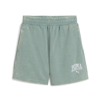 Spodenki damskie Puma CLASS WASHED 5 TR zielone 68503530