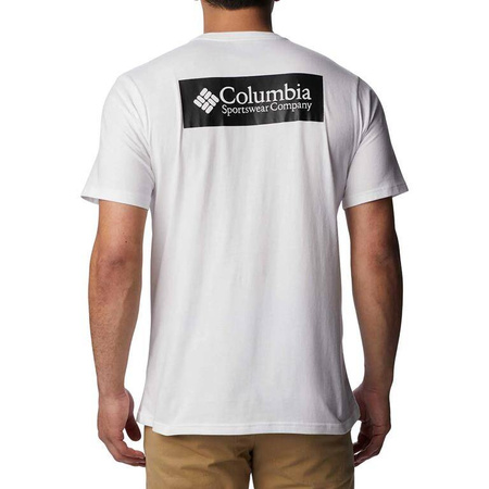Koszulka męska Columbia NORTH CASCADES biała 1834041118