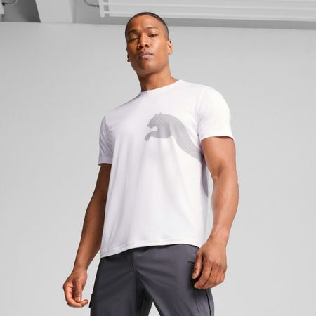 Koszulka męska Puma TAD BIG LOGO biała 52672102