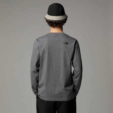 Longsleeve męski The North Face SIMPLE DOME szary NF0A87QNDYY