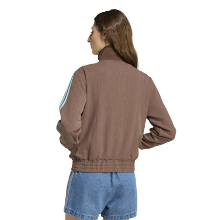 Bluza dresowa damska adidas TAILORED brązowa JX5311