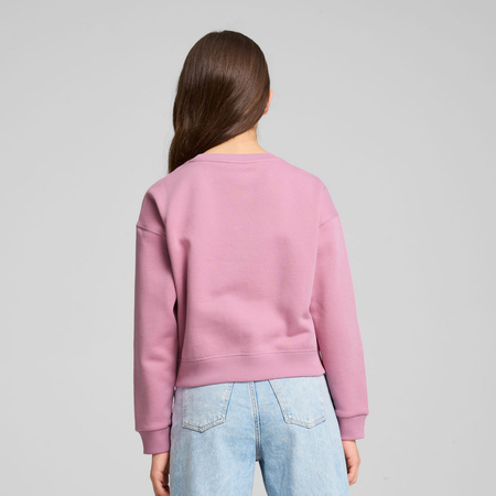 Bluza dziewczęca Puma SQUAD CREW FL różowa 68176348