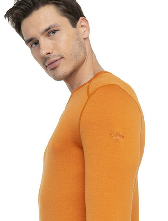 Longsleeve termiczny męski Icebreaker 260 TECH pomarańczowy IB104371865