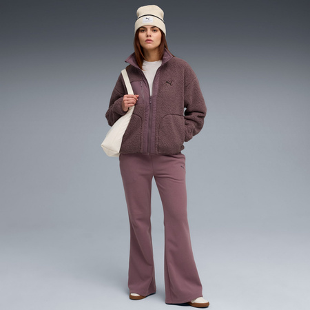 Kurtka damska Puma REVERSIBLE HYBRID SHERPA fioletowa 68838688