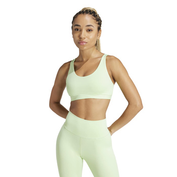 Stanik sportowy damski adidas ALL ME zielony IU1692