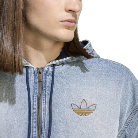 Kurtka jeansowa męska adidas DENIM PADDED niebieska KE0131