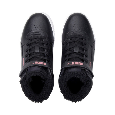 Buty sportowe dziecięce Puma CARINA MID FUR PS czarne 30968401