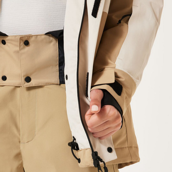 Kurtka narciarska damska Oakley TNP TBT beżowa FOA500472-BCL