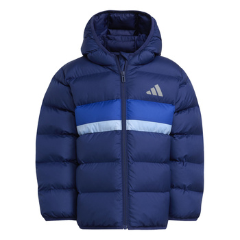 Kurtka puchowa dziecięca adidas KIDS niebieska JW2453