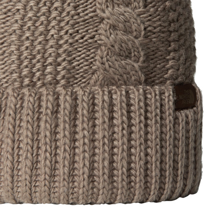 Czapka zimowa damska The North Face OH MEGA brązowa NF0A7WJJBOW