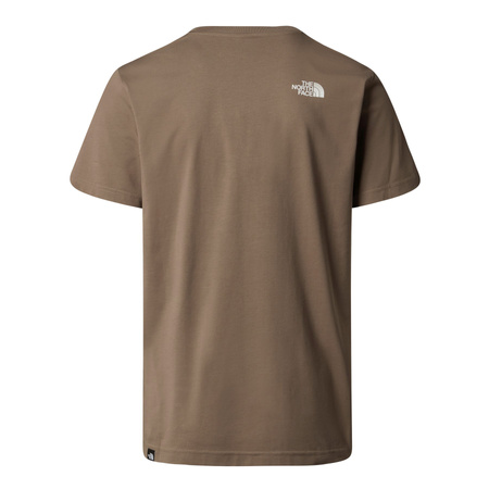 Koszulka męska The North Face SIMPLE DOME brązowa NF0A87NGBOW