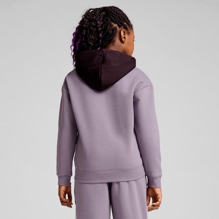 Bluza z kapturem dziewczęca Puma POWER FL fioletowa 68178830