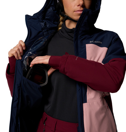 Kurtka narciarska damska Columbia LIFTLINE różowa 2133401659