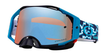 Gogle rowerowe unisex Oakley AIRBRAKE MX niebieskie OO7046-F3