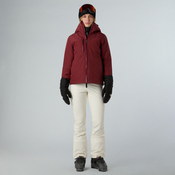 Kurtka narciarska damska The North Face DESCENDIT bordowa NF0A8DDT0VO